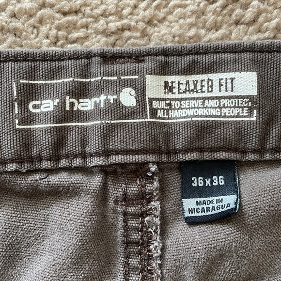 Thrashed Carhartt Relaxed Straight Rigby Work Pant Mens 36x36 Rugged Streetwear - Picture 2 of 13